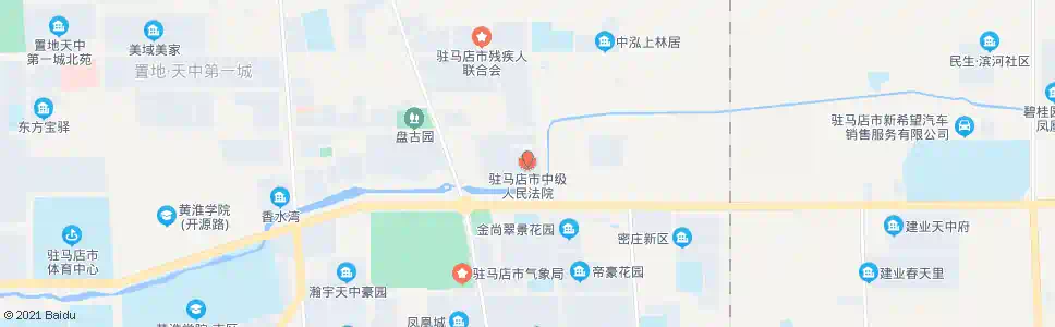 驻马店中级法院_公交站地图_驻马店公交_妙搜公交查询2025