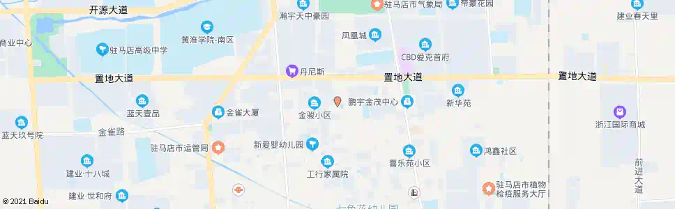驻马店金雀路口(正阳路)_公交站地图_驻马店公交_妙搜公交查询2025