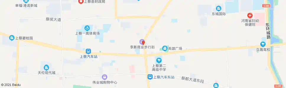 驻马店五星电器商场_公交站地图_驻马店公交_妙搜公交查询2025