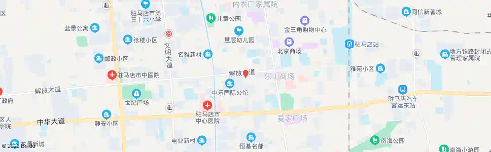 驻马店金龙书城_公交站地图_驻马店公交_妙搜公交查询2025