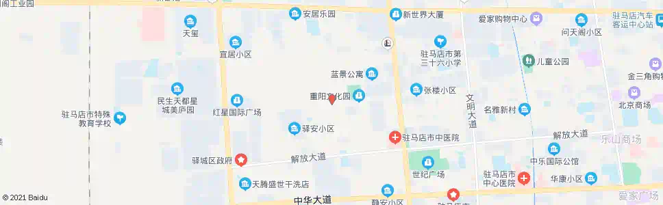 驻马店驻马店日报社西区_公交站地图_驻马店公交_妙搜公交查询2025
