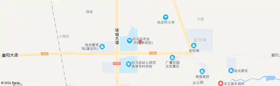 驻马店农校_公交站地图_驻马店公交_妙搜公交查询2025