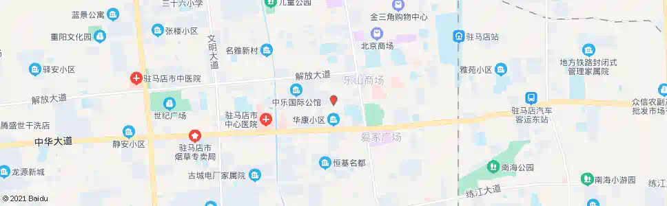 驻马店华康市场_公交站地图_驻马店公交_妙搜公交查询2025