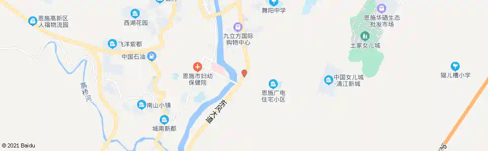 恩施官坡市场_公交站地图_恩施公交_妙搜公交查询2025