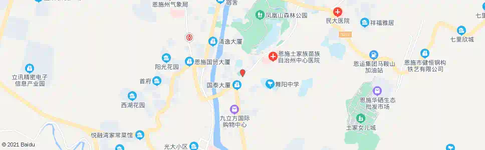 恩施舞阳坝广场_公交站地图_恩施公交_妙搜公交查询2025