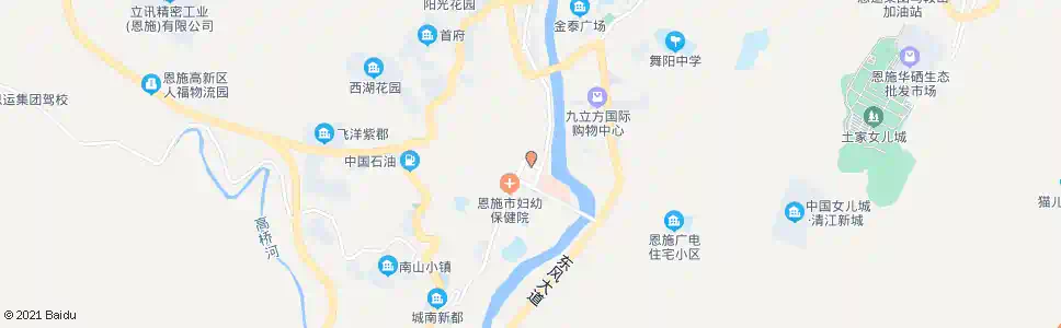 恩施人民路口_公交站地图_恩施公交_妙搜公交查询2025