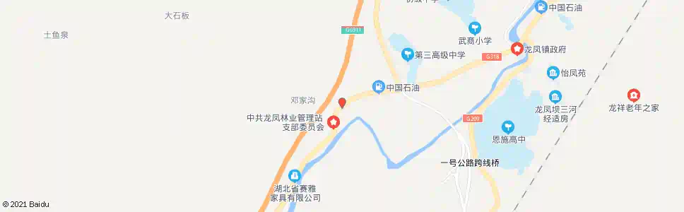 恩施邓家沟_公交站地图_恩施公交_妙搜公交查询2025