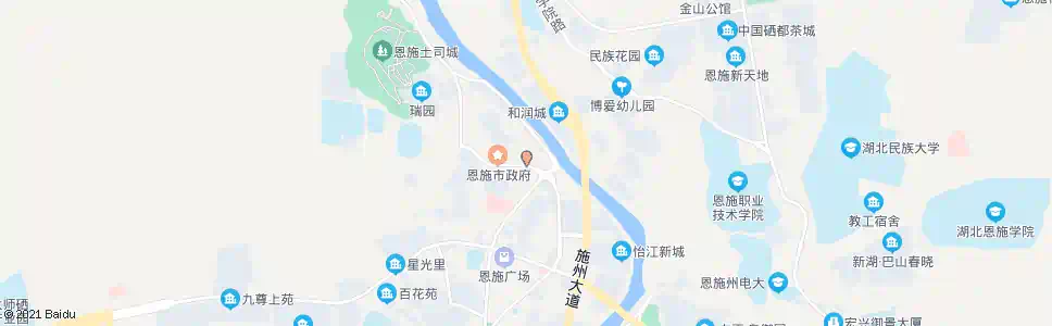 恩施小渡船小学_公交站地图_恩施公交_妙搜公交查询2025
