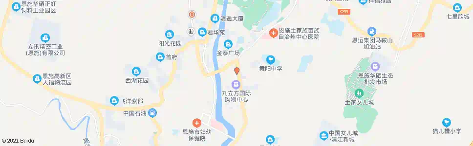 恩施舞阳坝_公交站地图_恩施公交_妙搜公交查询2025