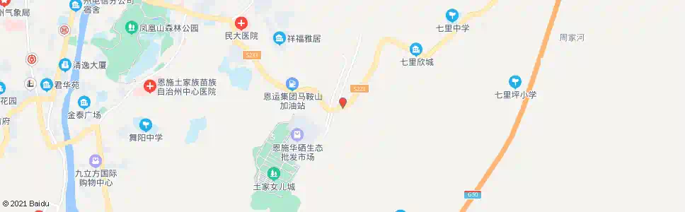 恩施翁家湾_公交站地图_恩施公交_妙搜公交查询2025