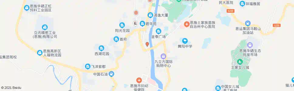 恩施喜福汇家居广场_公交站地图_恩施公交_妙搜公交查询2025
