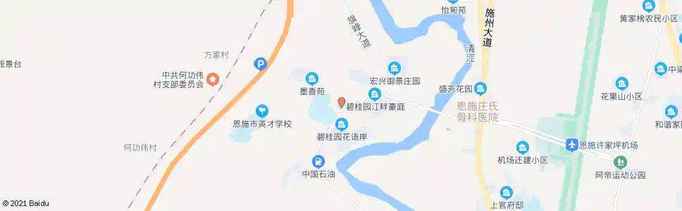 恩施旗峰坝小学_公交站地图_恩施公交_妙搜公交查询2025