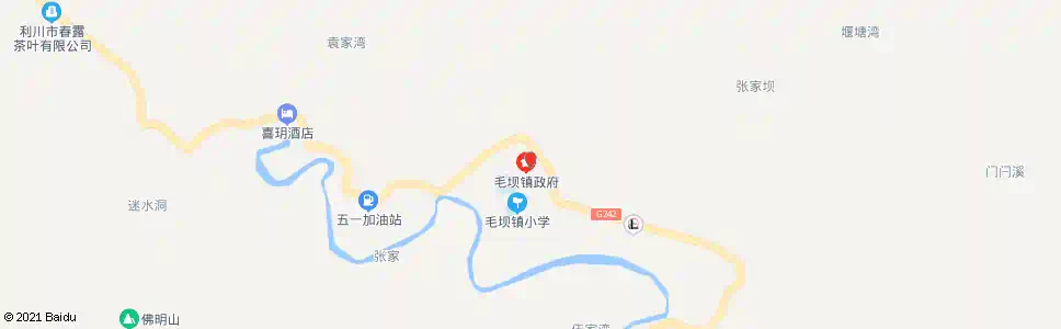 恩施毛坝_公交站地图_恩施公交_妙搜公交查询2025