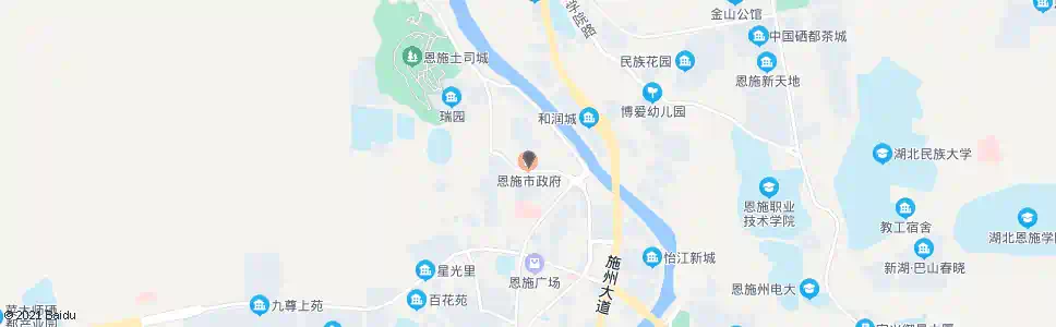 恩施市政府_公交站地图_恩施公交_妙搜公交查询2025
