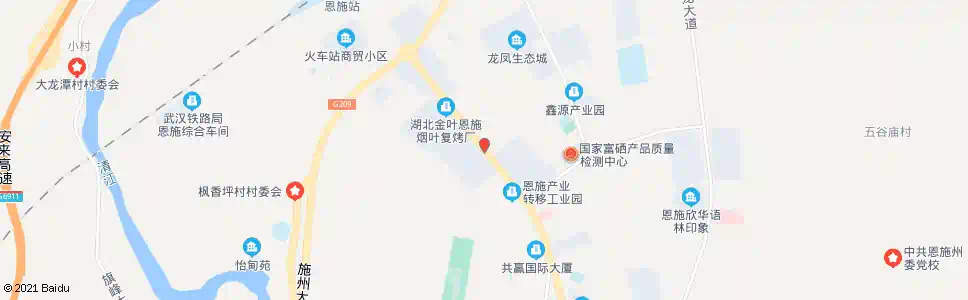 恩施工业园_公交站地图_恩施公交_妙搜公交查询2025