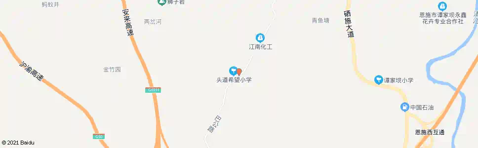 恩施头道水_公交站地图_恩施公交_妙搜公交查询2025