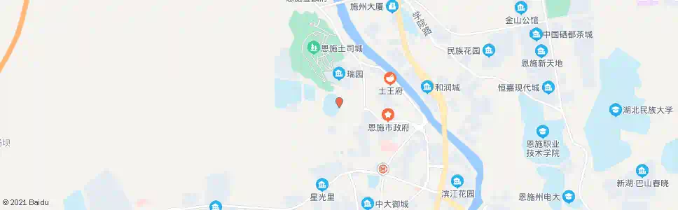 恩施州体育馆_公交站地图_恩施公交_妙搜公交查询2025