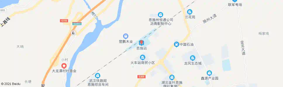 恩施鲁竹坝_公交站地图_恩施公交_妙搜公交查询2025