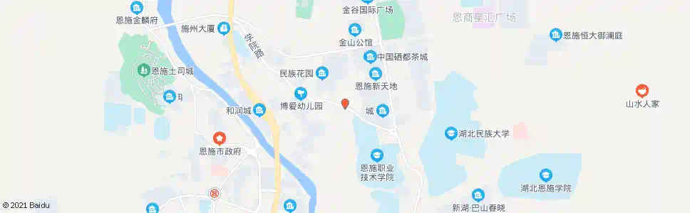恩施朱家坳_公交站地图_恩施公交_妙搜公交查询2025
