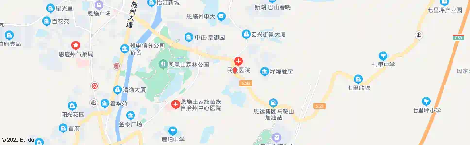 恩施州委党校_公交站地图_恩施公交_妙搜公交查询2025