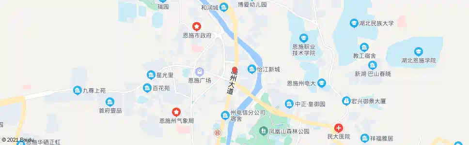 恩施恩施电器_公交站地图_恩施公交_妙搜公交查询2025