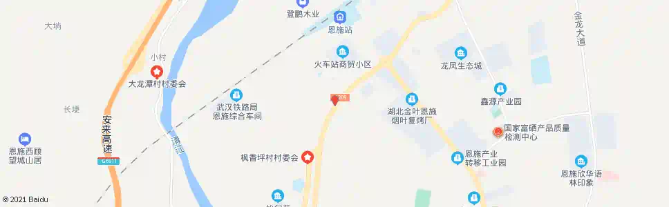 恩施幺堰湾_公交站地图_恩施公交_妙搜公交查询2025
