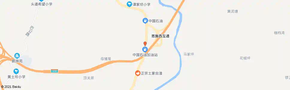 恩施耿家岩_公交站地图_恩施公交_妙搜公交查询2025