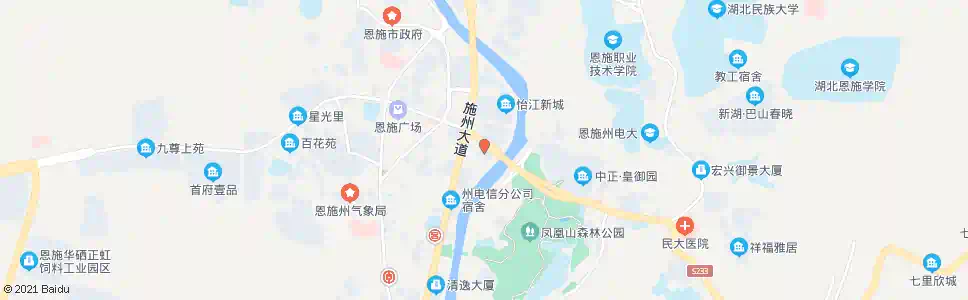 恩施凤凰大桥_公交站地图_恩施公交_妙搜公交查询2025