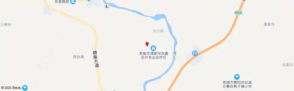 恩施谭家坝村委会_公交站地图_恩施公交_妙搜公交查询2025