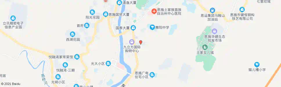 恩施恩施州委_公交站地图_恩施公交_妙搜公交查询2025