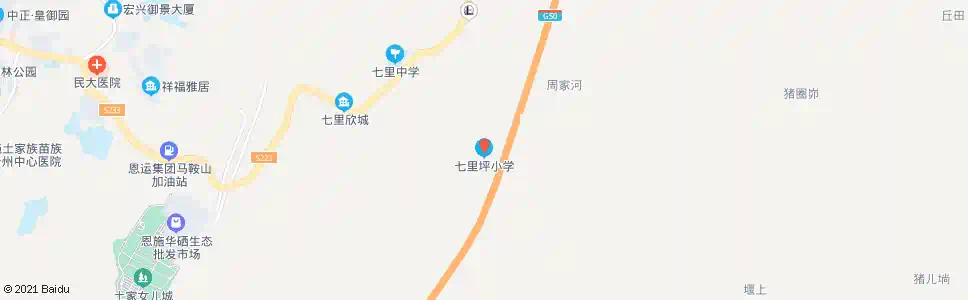 恩施七里坪小学_公交站地图_恩施公交_妙搜公交查询2025