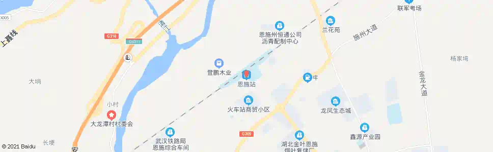 恩施金桂大道_公交站地图_恩施公交_妙搜公交查询2025