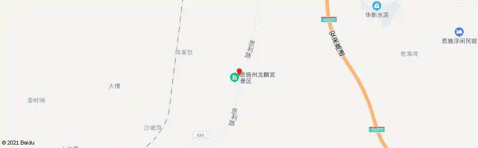 恩施龙麟宫_公交站地图_恩施公交_妙搜公交查询2025