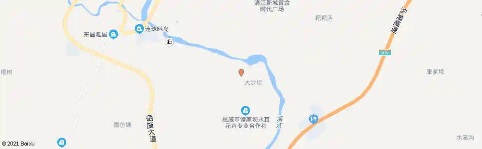 恩施大沙坝_公交站地图_恩施公交_妙搜公交查询2025