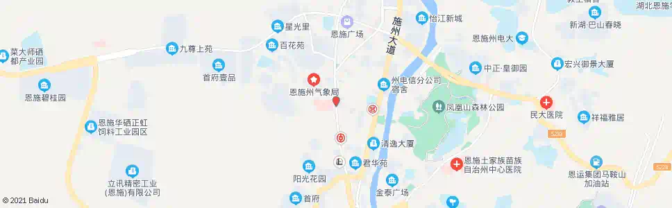 恩施蓝天新居_公交站地图_恩施公交_妙搜公交查询2025