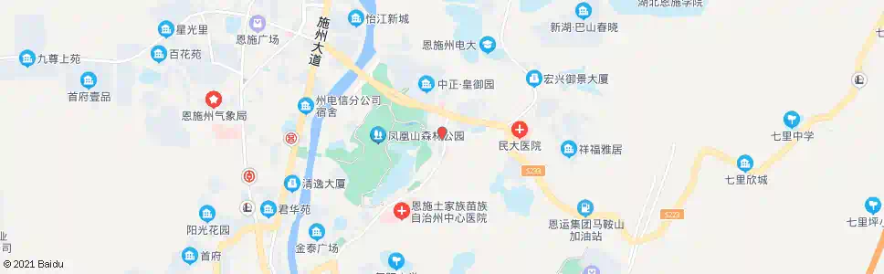 恩施血站_公交站地图_恩施公交_妙搜公交查询2025