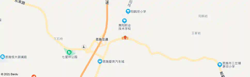 恩施道班_公交站地图_恩施公交_妙搜公交查询2025