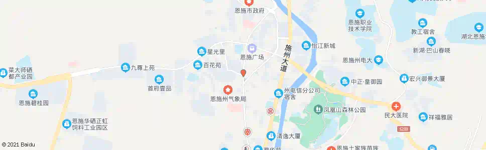 恩施中大御城_公交站地图_恩施公交_妙搜公交查询2025