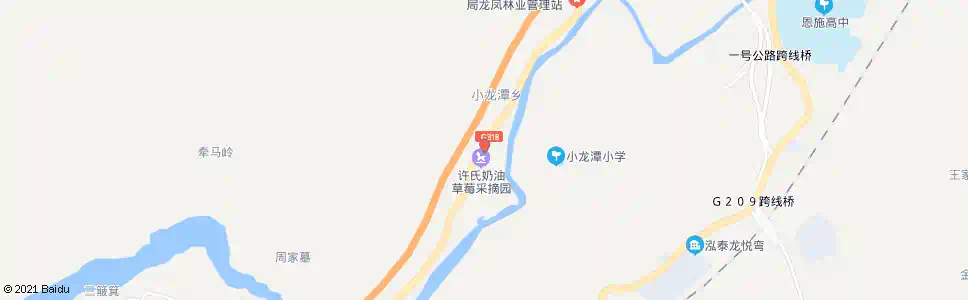 恩施小龙潭_公交站地图_恩施公交_妙搜公交查询2025