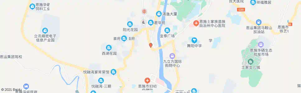 恩施硒都广场_公交站地图_恩施公交_妙搜公交查询2025