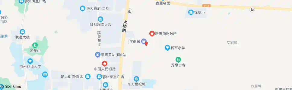 鄂州新庙镇_公交站地图_鄂州公交_妙搜公交查询2025