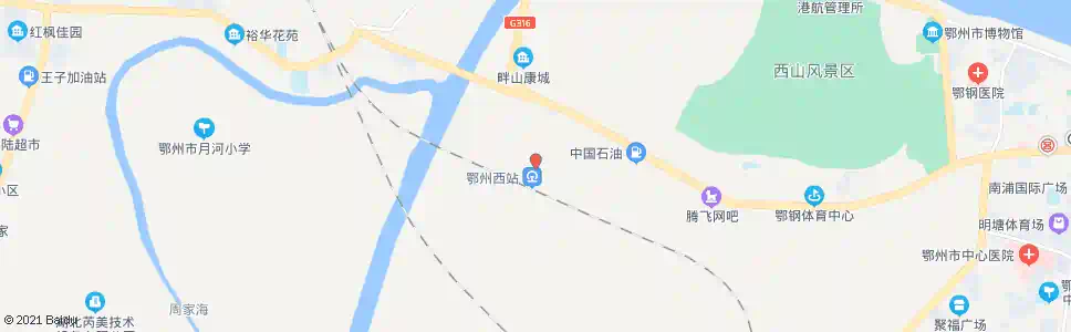 鄂州老火车站_公交站地图_鄂州公交_妙搜公交查询2025