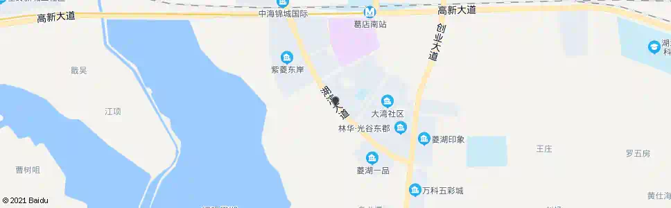 鄂州滨湖大道光谷大道_公交站地图_鄂州公交_妙搜公交查询2025