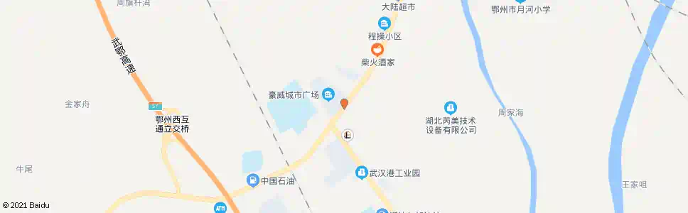 鄂州豪威城市广场_公交站地图_鄂州公交_妙搜公交查询2025