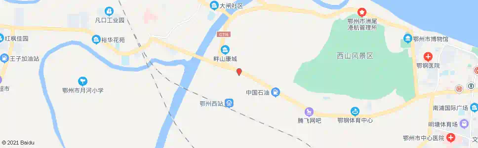 鄂州肉联厂_公交站地图_鄂州公交_妙搜公交查询2025