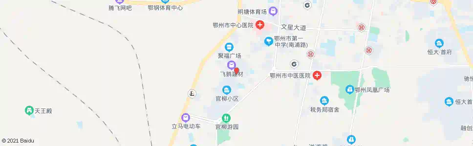 鄂州飞鹅建材市场_公交站地图_鄂州公交_妙搜公交查询2025