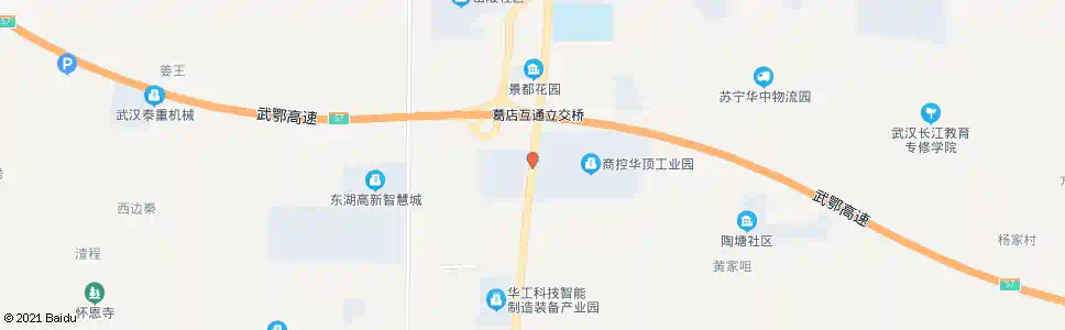 鄂州创业大道中有_公交站地图_鄂州公交_妙搜公交查询2025