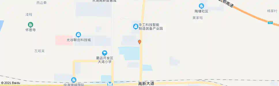 鄂州滨湖大道华灿光电_公交站地图_鄂州公交_妙搜公交查询2025