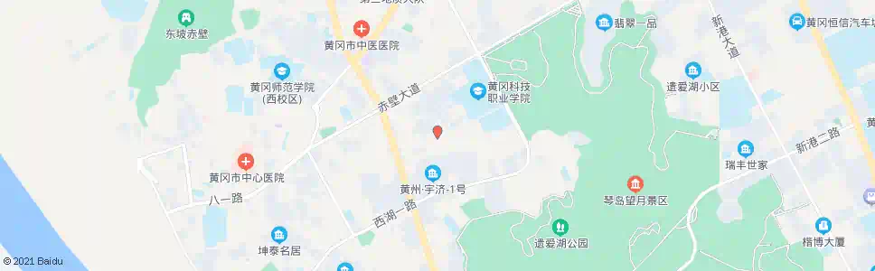 黄冈菱湖宾馆_公交站地图_黄冈公交_妙搜公交查询2025