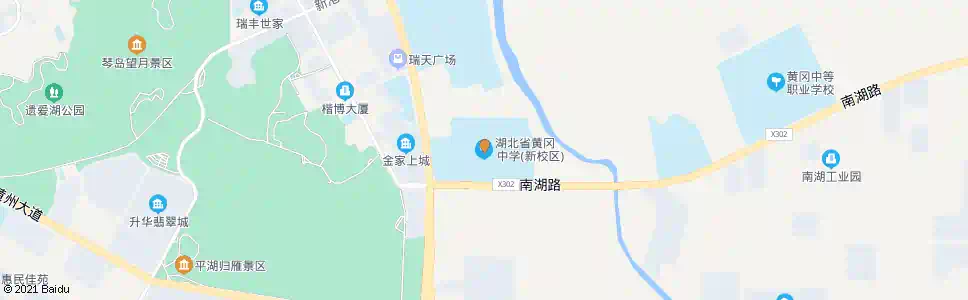 黄冈公安学校_公交站地图_黄冈公交_妙搜公交查询2025